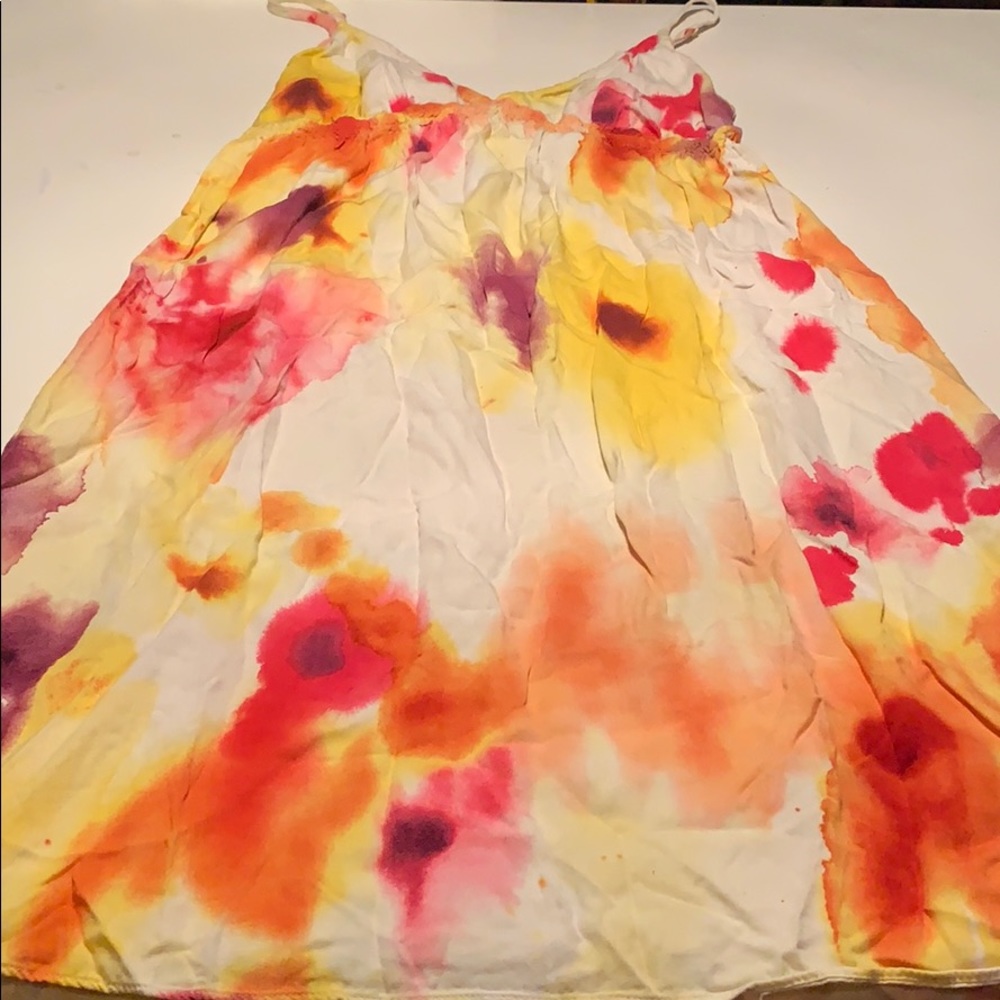 tie dye luck brand dress